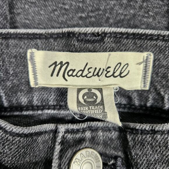 Madewell Perfect Vintage Jean Women’s 32 High Rise Tapered Washed Black Denim - Picture 5 of 15